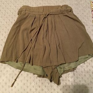 Forest green skirt